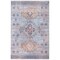 Chaudhary Living 5' x 8' Geometric Medallion Area Throw Rug - Blue